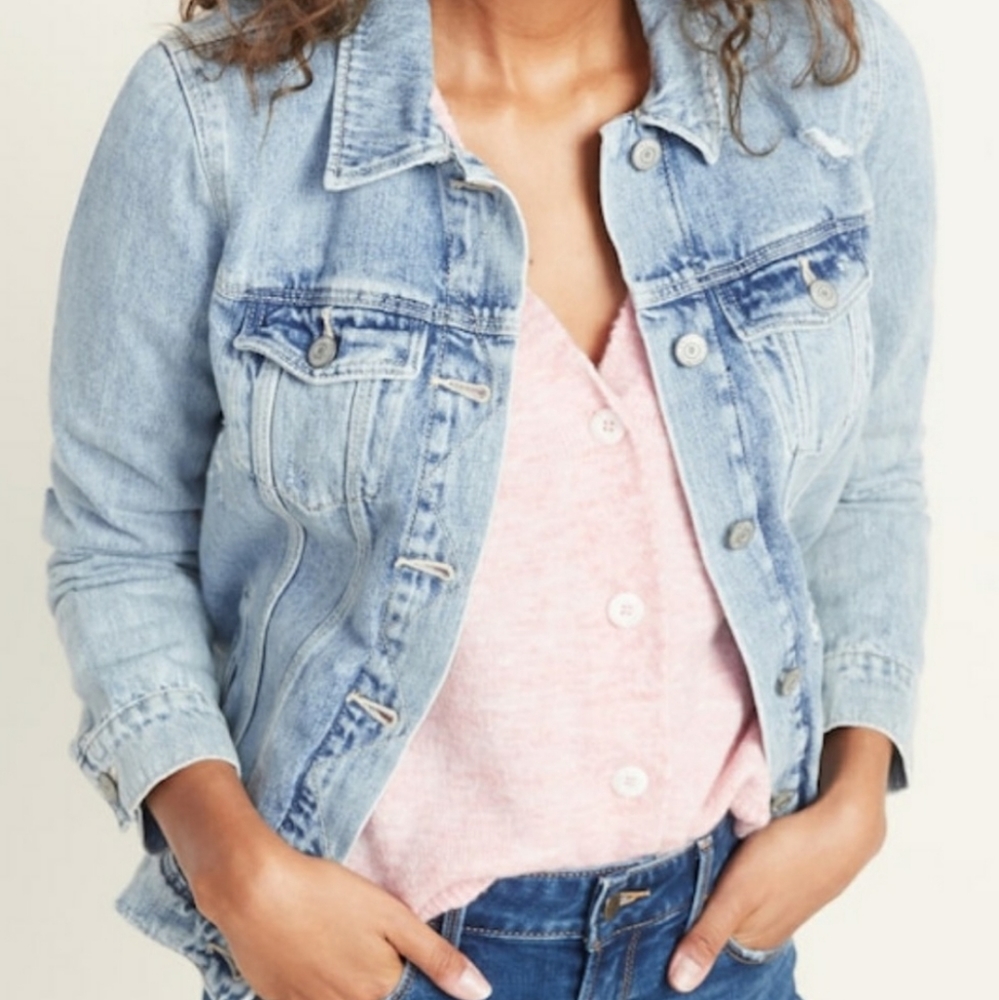 Old Navy Light Wash Classic Denim Jacket